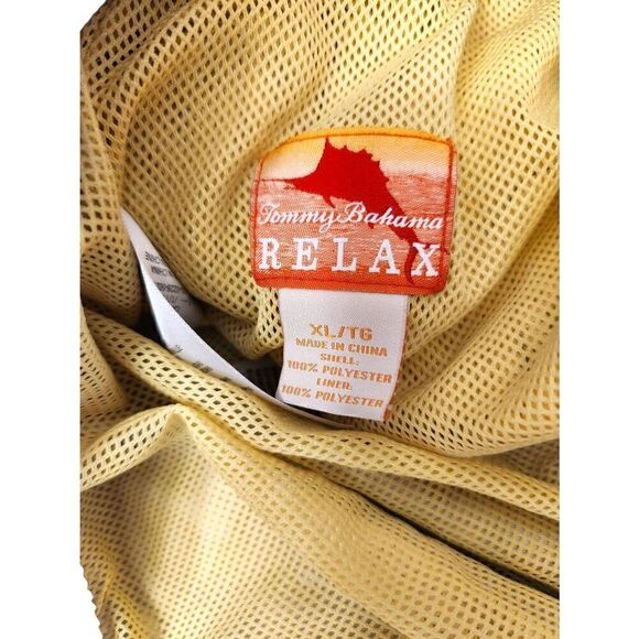 Tommy Bahama Swim Trunks Ship in bottle design Men XL Lined Pockets drawstring - Picture 2 of 9